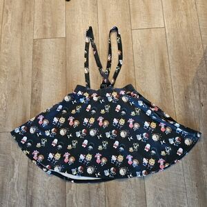 Hot Topic My Hero Academia X Hello Kitty & Friends Suspender Skirt L